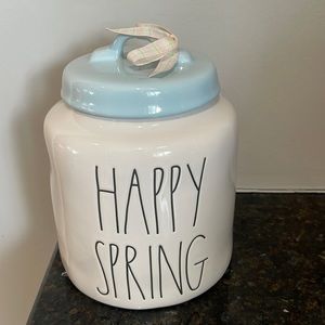 Rae Dunn - HAPPY SPRING - canister
